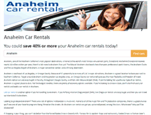 Tablet Screenshot of anaheimcarrentals.com